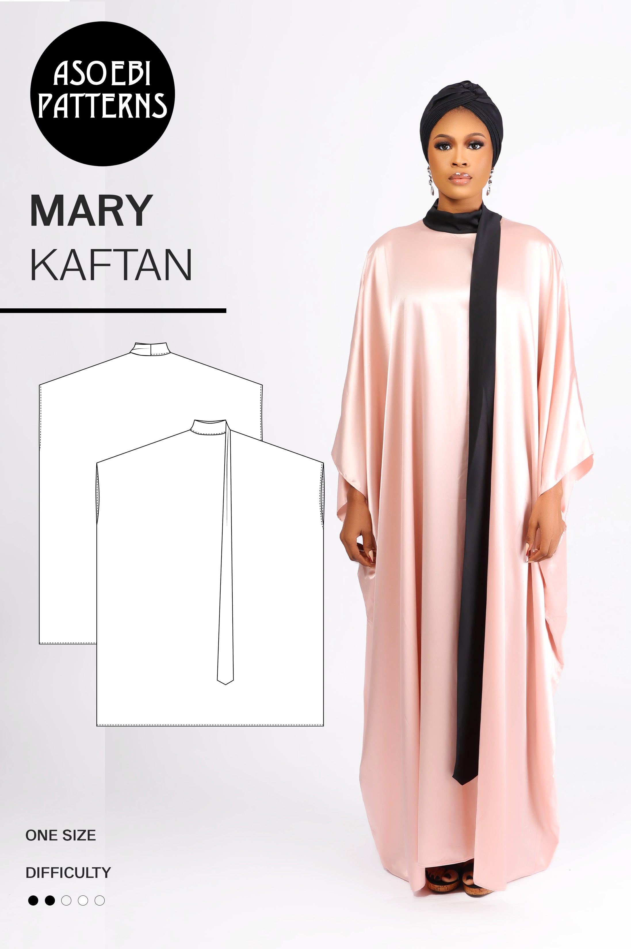 modern kaftan dress pattern Caftan Sewing Pattern PDF, Summer Kaftan DIY Tutorial, Plus Size Dress E- Pattern For Wedding Guest Sizes XXS-5XL